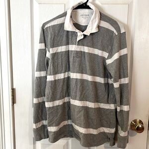 Striped rugby polo